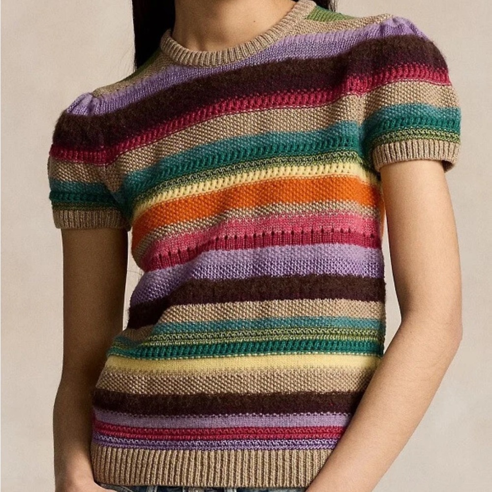 Polo Ralph Lauren Rainbow Stripe Sweater - XS